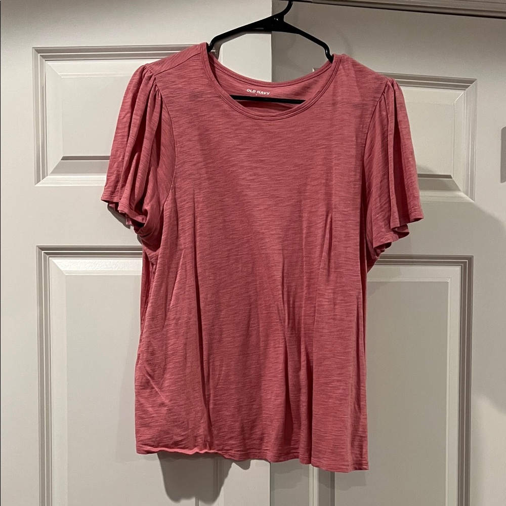 Old Navy Women's Short Sleeve Tee in Rose